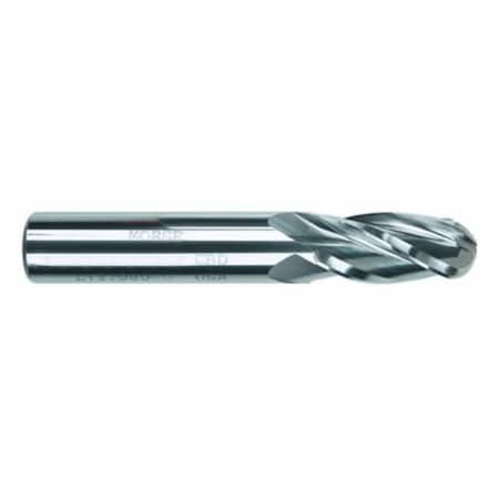 Morse End Mill, Ball Nose Center Cutting Regular Length Single End, Series 5942C, 732 Diameter Cutter,  91133